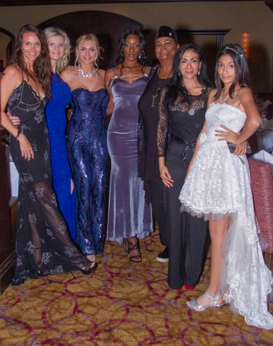 Lis Castella Models at Steak, Socialites and Success event for The Toby Center in Boca Raton