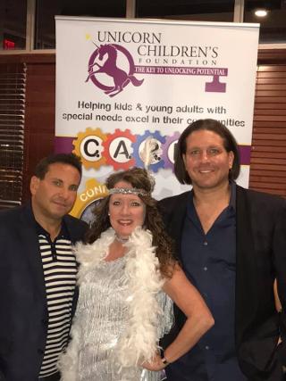 Todd Frank, Sharon Alexander and Rich Graff at a Luxury Chamber of Commerce and Unicorn Childrens Foundation Networking Event, Temper Grille in Boca Raton, FL