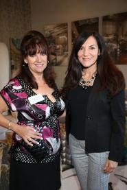 Cynthia Silorey and Dawn Walsh at LuxuryChamber.com event with Perla Lichi