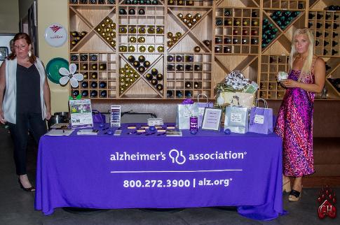 alzheimers association booth and luxury chamber of commerce beverly hills, sardina event 2019