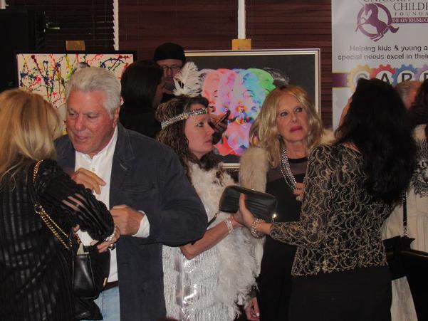 Steve Fox and the ladies at a Luxury Chamber of Commerce and Unicorn Childrens Foundation Networking Event, Temper Grille in Boca Raton, FL