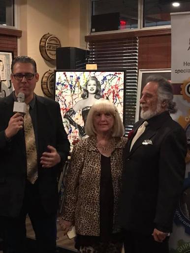 Jay Shapiro, Charlotte Beasley and Yaacov Heller at a Luxury Chamber of Commerce and Unicorn Childrens Foundation Networking Event, Temper Grille in Boca Raton, FL