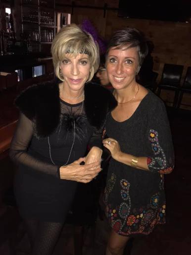 Luxury Realtor Marjorie Bernstein and friend at a Luxury Chamber of Commerce and Unicorn Childrens Foundation Networking Event, Temper Grille in Boca Raton, FL
