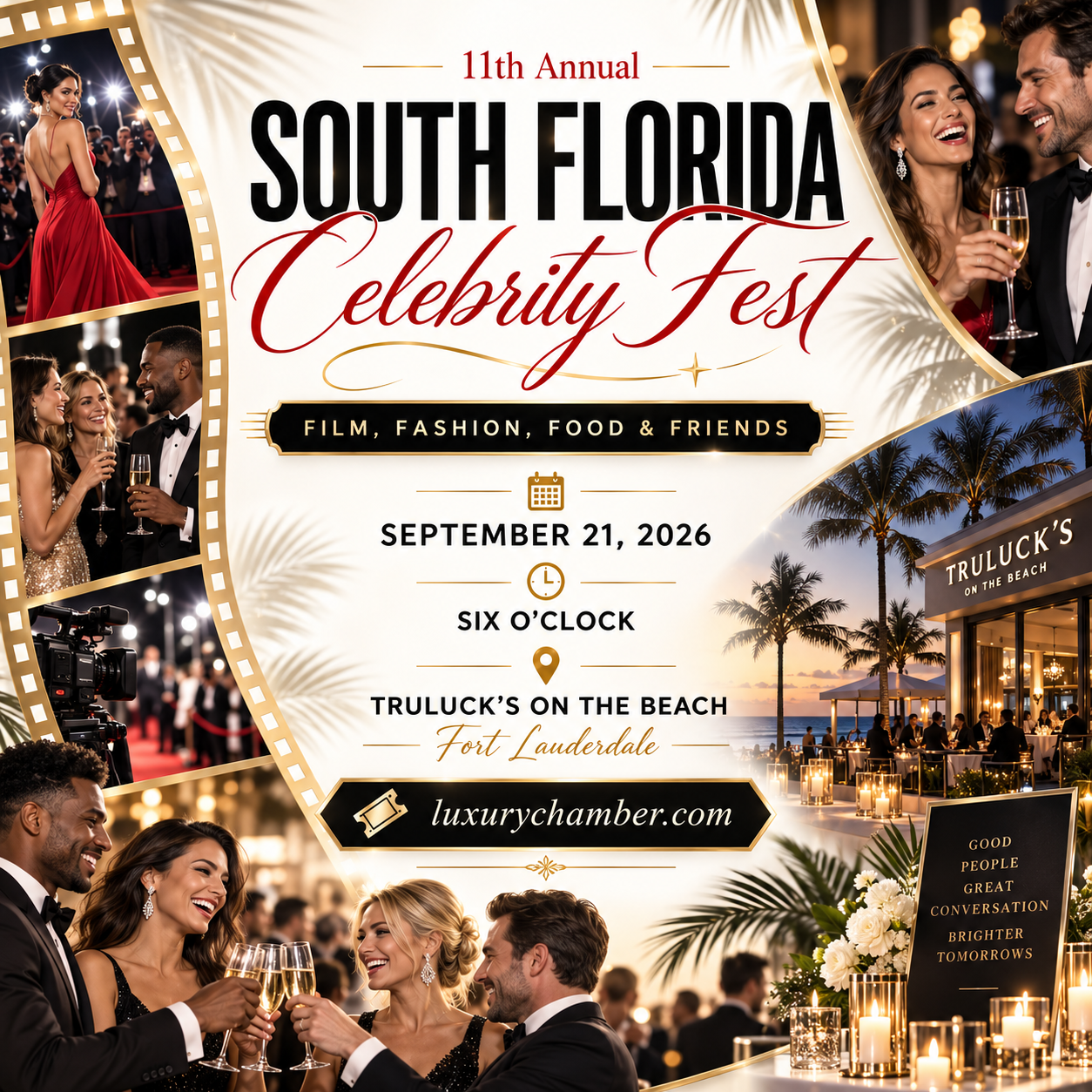 SOUTH FLORIDA Celebrity Fest by Luxury Chamber of Commerce - Fort Lauderdale - September 21, 2026, Truluck's on the Beach