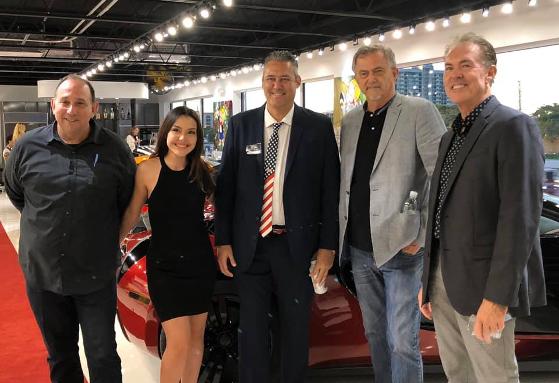 Dave Iacovetti, Celine Alva, Jay Shapiro, RJ Hunt and Investor
