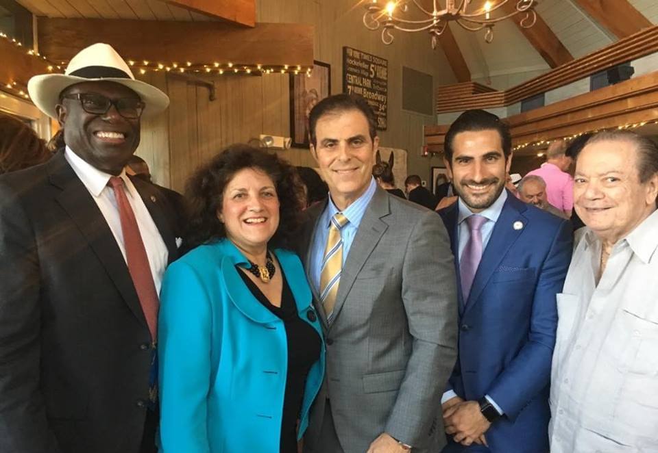 Gilbert Squires, Mrs. Labonte, Paul Finizio and Attorney and opera legend James Brooks Bruzesse