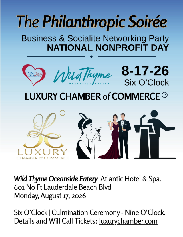 The Philanthropic Soiree - August 17, 2026 at The Atlantic Hotel