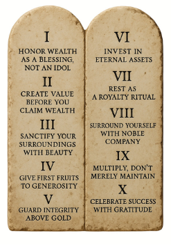 The 10 Commandments of Wealth and Luxury