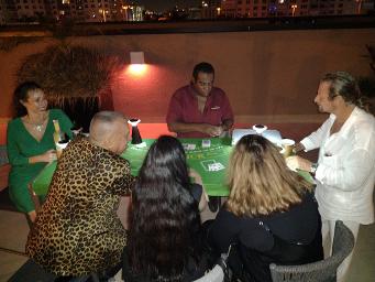 Poker on the the rooftop