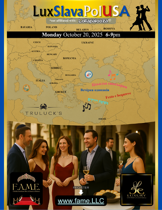 Lux Slava Pol USA Eastern European Singles Party Fort Lauderdale