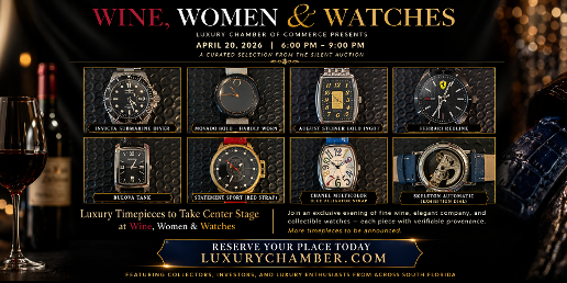 April 2026 Fort Lauderdale Luxury Chamber of Commerce Event - Truluck's on the Beach After Hourse Social Mixer - Things to do in Florida, wine, women and watches event