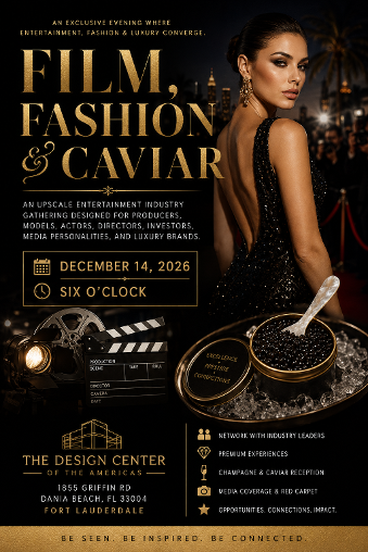 Film Fashion and Caviar - Luxury Chamber of Commerce Event
