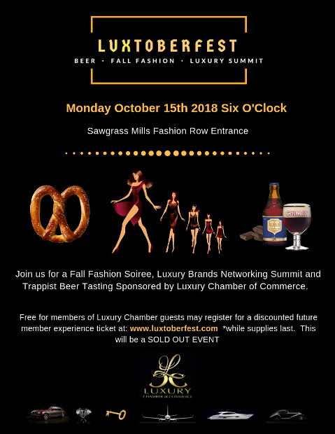 luxtober fest 2018 sawgrass mills fashion row entrance carlisle etcetera