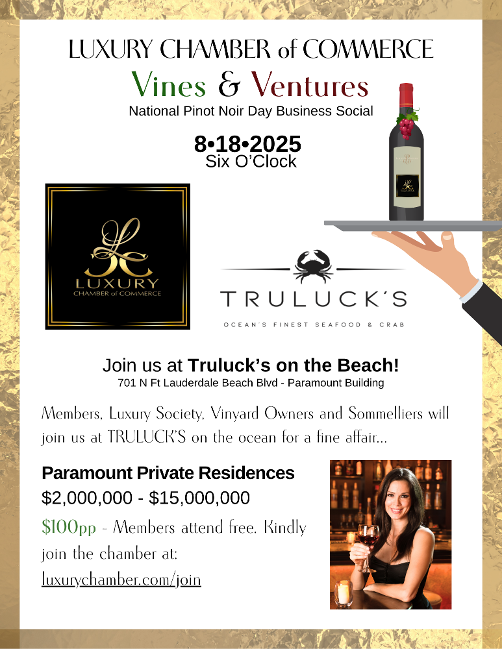 Vines and Ventures Luxury Chamber Event Trulucks