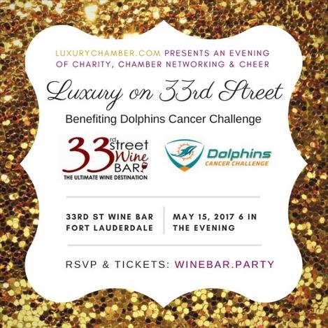 Luxury on 33rd Street 2017 - Benefiting Dolphins Cancer Challenge in Fort Lauderdale - Little Italy area (Galt Ocean Mile)