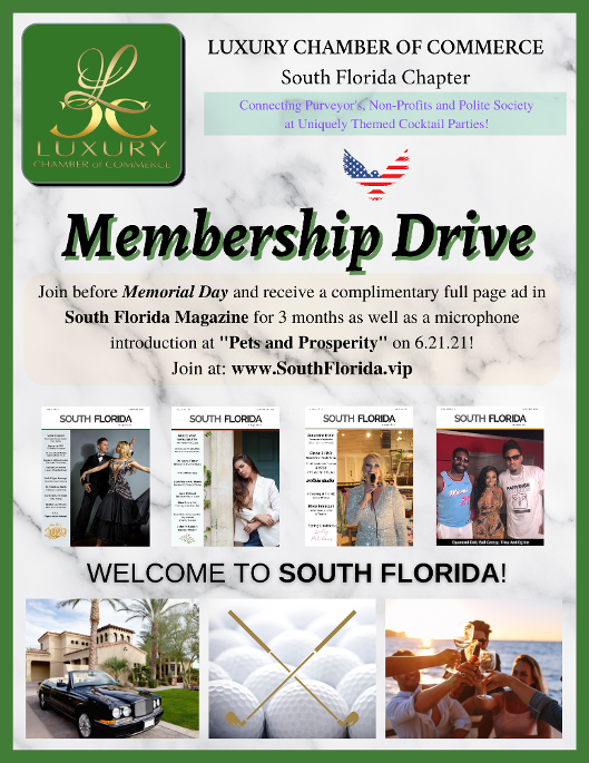 Memorial Day Membership Drive - Luxury Chamber of Commerce 2021