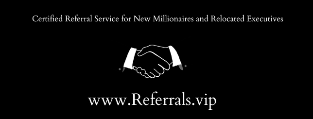 referrals.vip millionaire and executive and new tech referrals service helping people relocate to florida