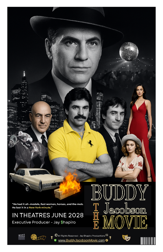 Buddy Jacobson Movie filming scenes at Meadowlands Racing in East Rutherford, NJ