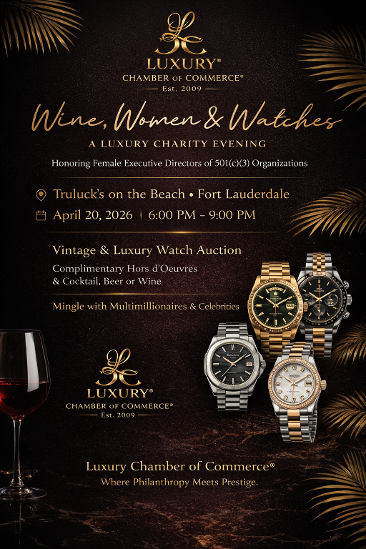 April 2026 Fort Lauderdale Luxury Chamber of Commerce Event - Truluck's on the Beach After Hourse Social Mixer - Things to do in Florida